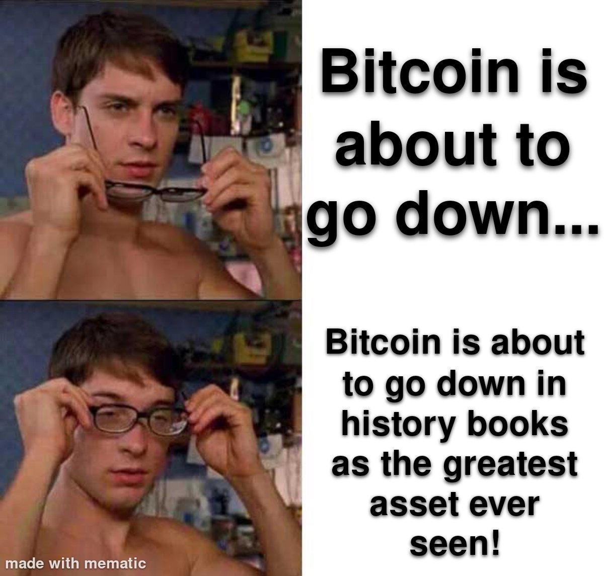 bitcoin is about to go down
